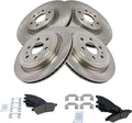 Front & Rear Brake Pad and Rotor Kit for 2010-16 Cadillac SRX