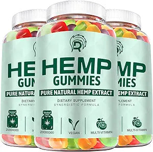 Extra Strength Organic Hemp Gummies for Calm and Focus
