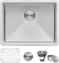 Ruvati 23-inch Undermount Stainless Steel Single Bowl Sink - Durable