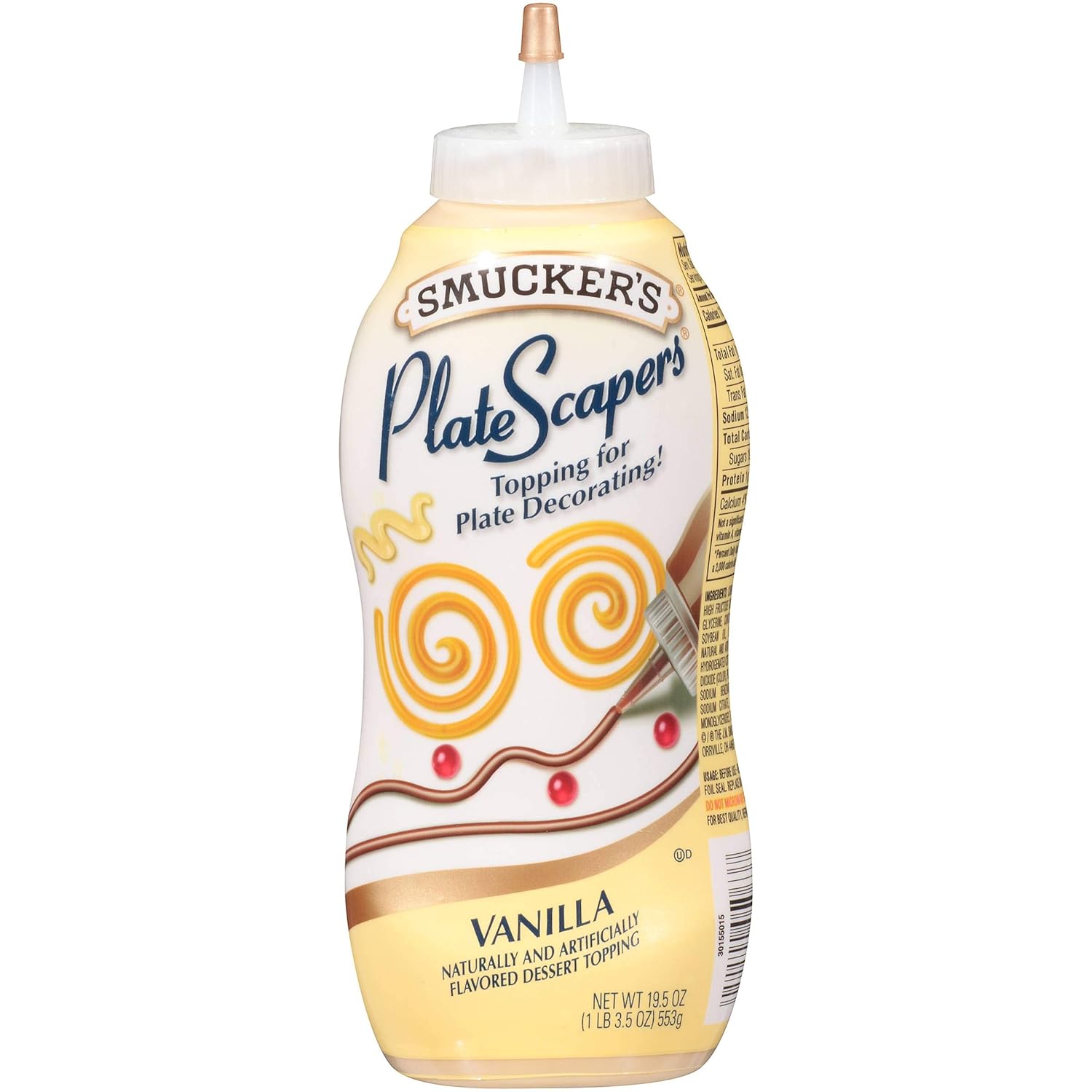 Smucker's 12 Pack Plate Scrapers Dessert Topping for Decorating