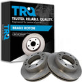 TRQ Front Disc Brake Rotor Pair Set for GMC Chevy Express - Direct Fit