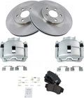 TRQ Front Brake Pad & Rotor Kit Compatible with 2001-2009 PT Cruiser