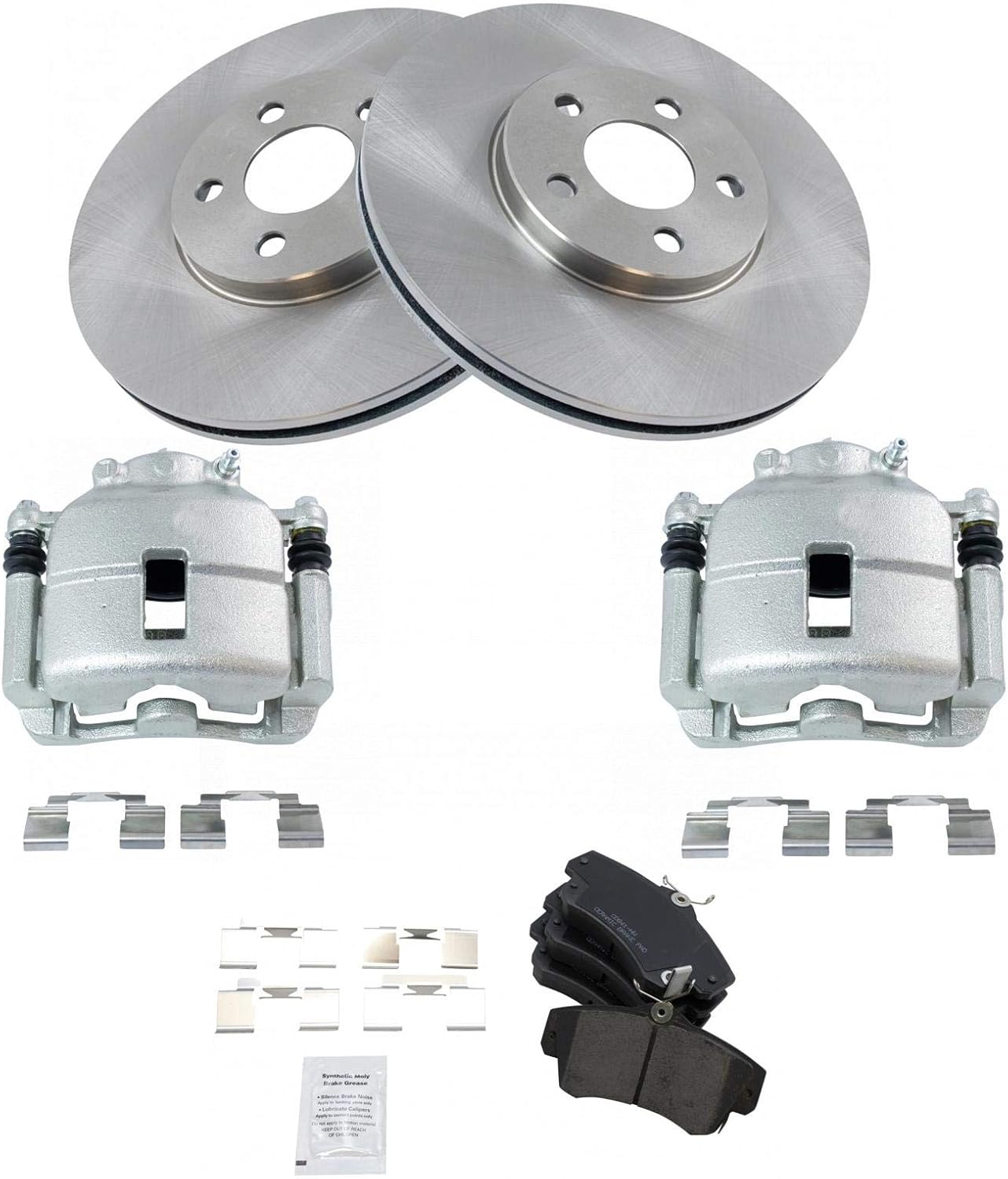 TRQ Front Brake Pad & Rotor Kit for 2001-2009 Chrysler PT Cruiser