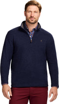 Sweater Fleece Quarter Zip - LT Grey Hthr - Cozy Everyday Layer