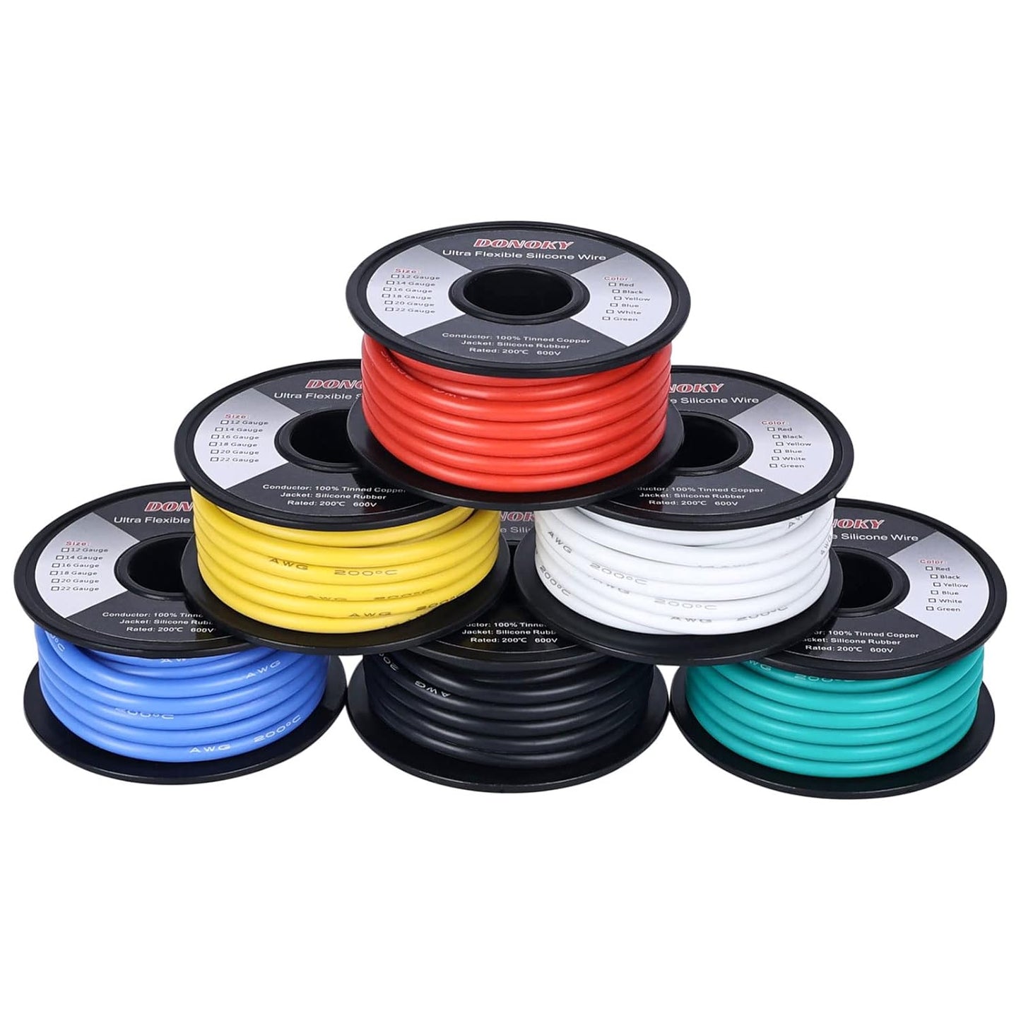 12 AWG Silicone Wire 60FT - Ultra Flexible Automotive Wire