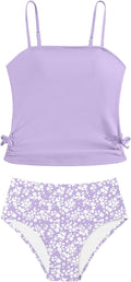 Girls Tankini Swimsuits Two Piece Bathing Suit - Comfortable Coverage