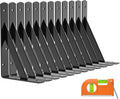 Heavy Duty Shelf Bracket 8 in - 12-Pack L Brackets for Floating