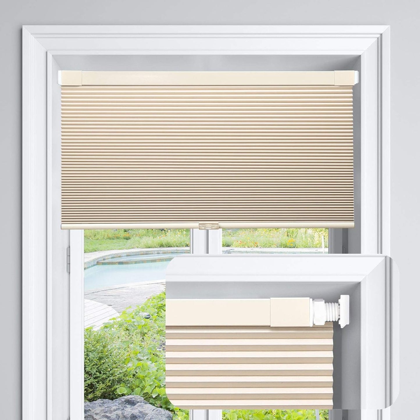 LazBlinds Cordless Cellular Shades for Effortless Window Style