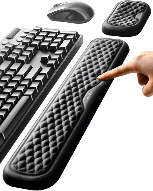 Vaydeer Ergonomic Memory Foam Wrist Rest Set