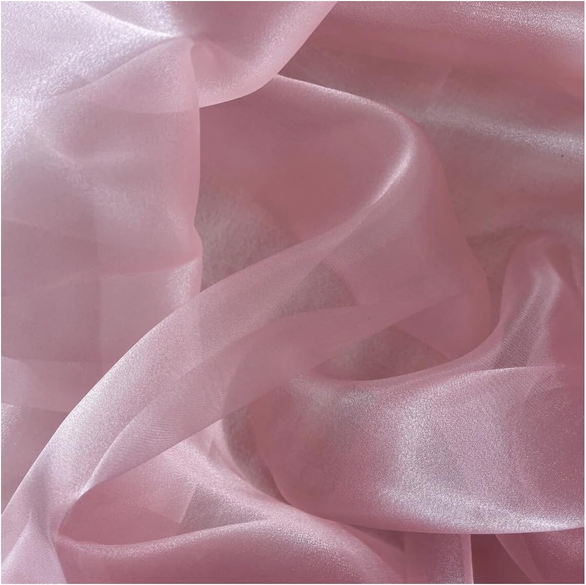 MDS Pack of 50 Yard Sheer Organza Fabric for Elegant Events