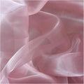 MDS Pack of 15 Yard Sheer Organza Fabric - Blush Pink for Events