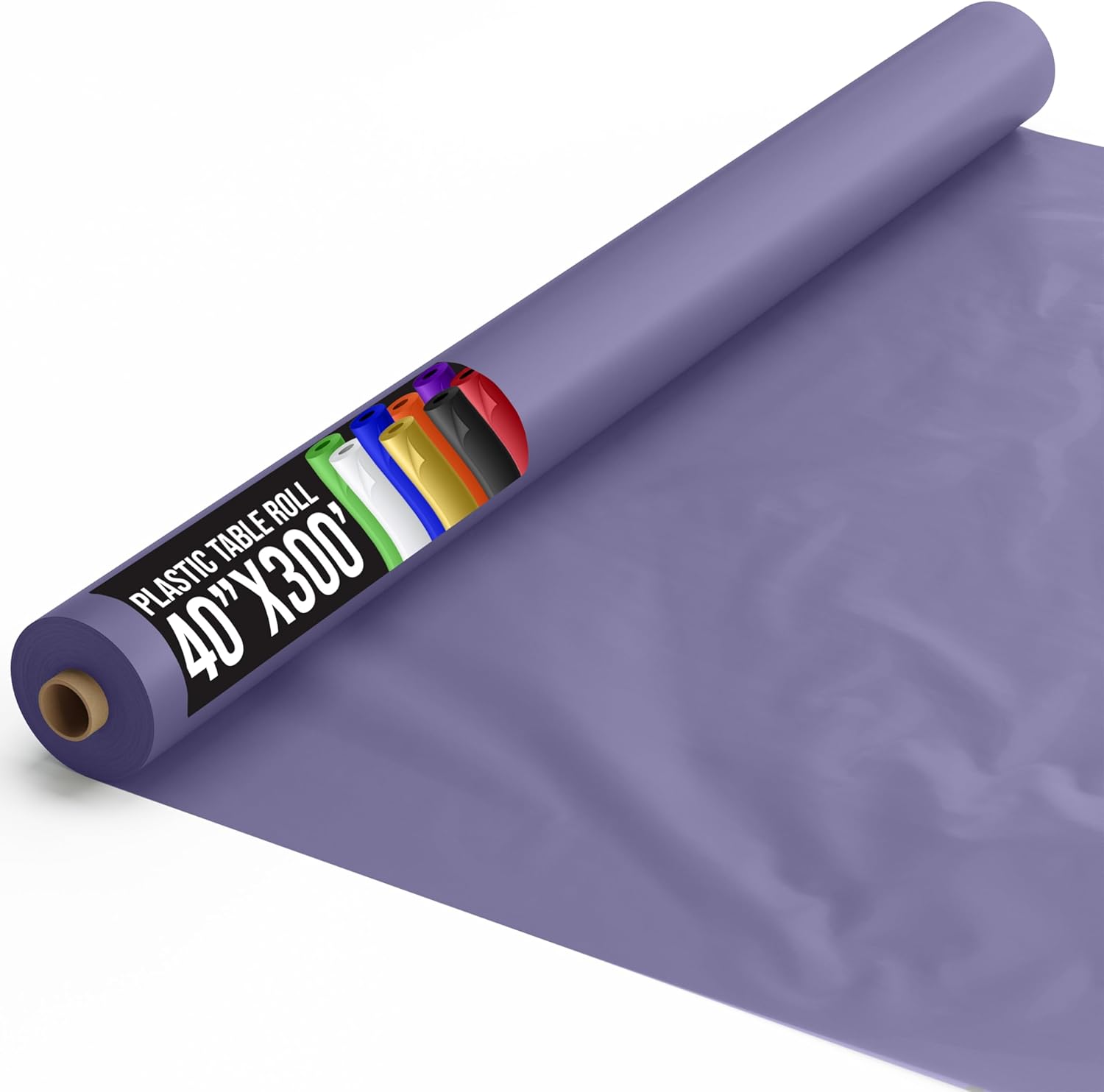 Exquisite Lavender Plastic Tablecloth Roll for All Occasions