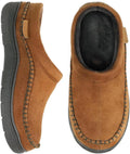 Zigzagger Men's Slip On Moccasin Slippers - Warm Indoor/Outdoor Sizing