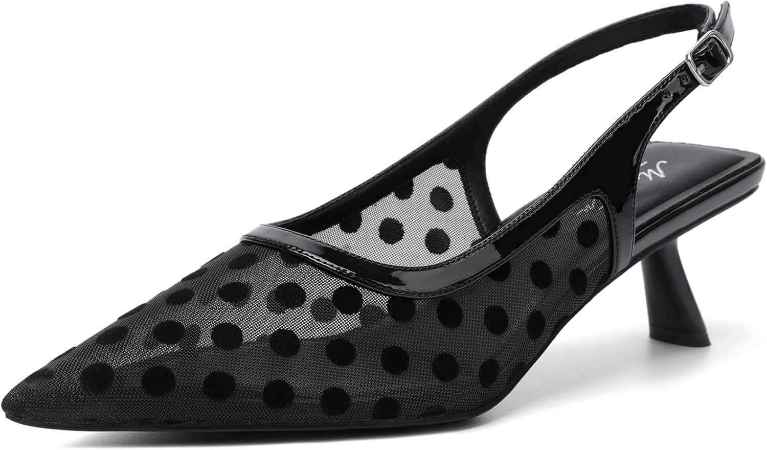Mostrin Kitten Heels for Women - Stylish Slingback Pumps