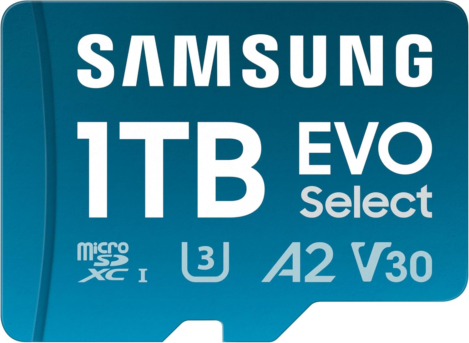 Samsung EVO Select 1TB microSD Card with Adapter for Fast Storage