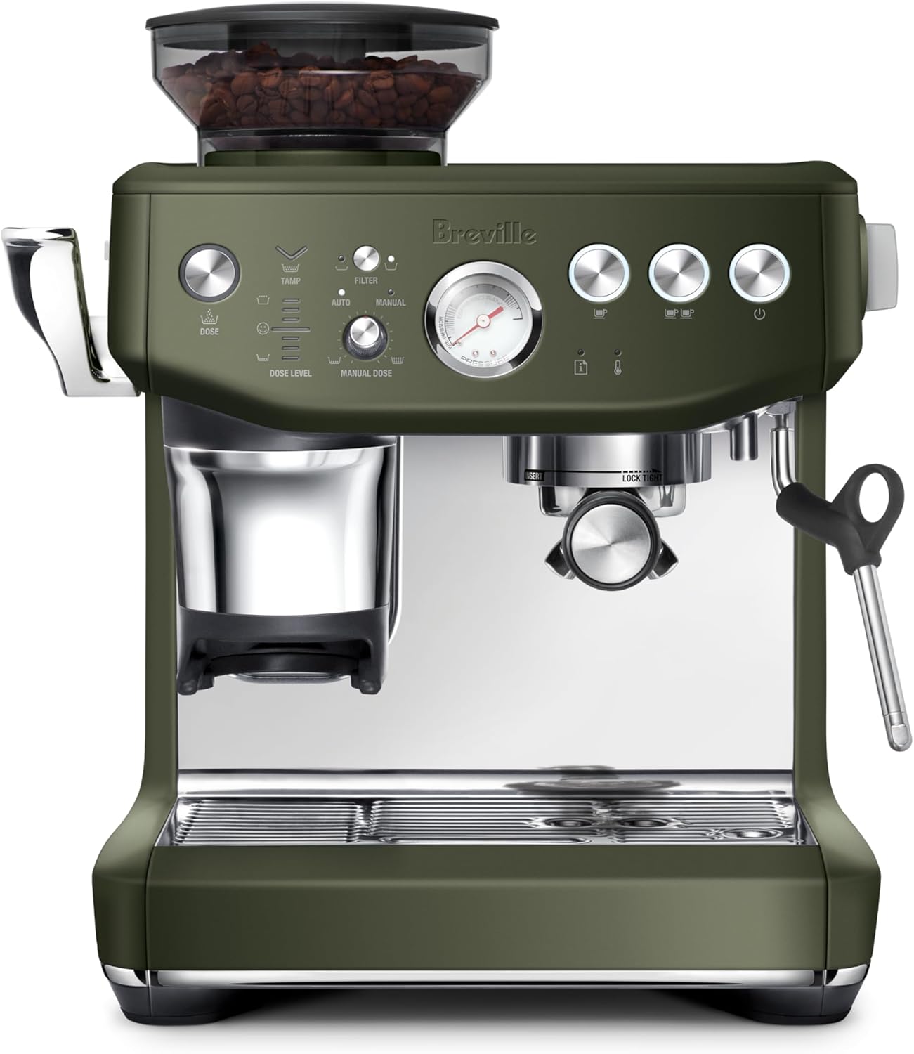 Breville Barista Express Impress Espresso Machine for Home Use