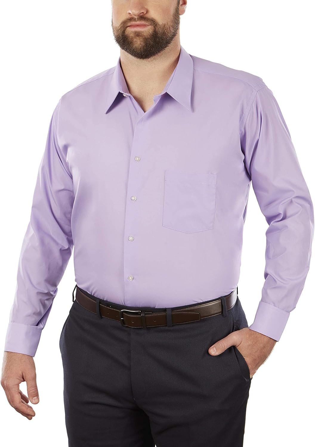 Van Heusen Men's BIG FIT Dress Shirts for Comfort and Style