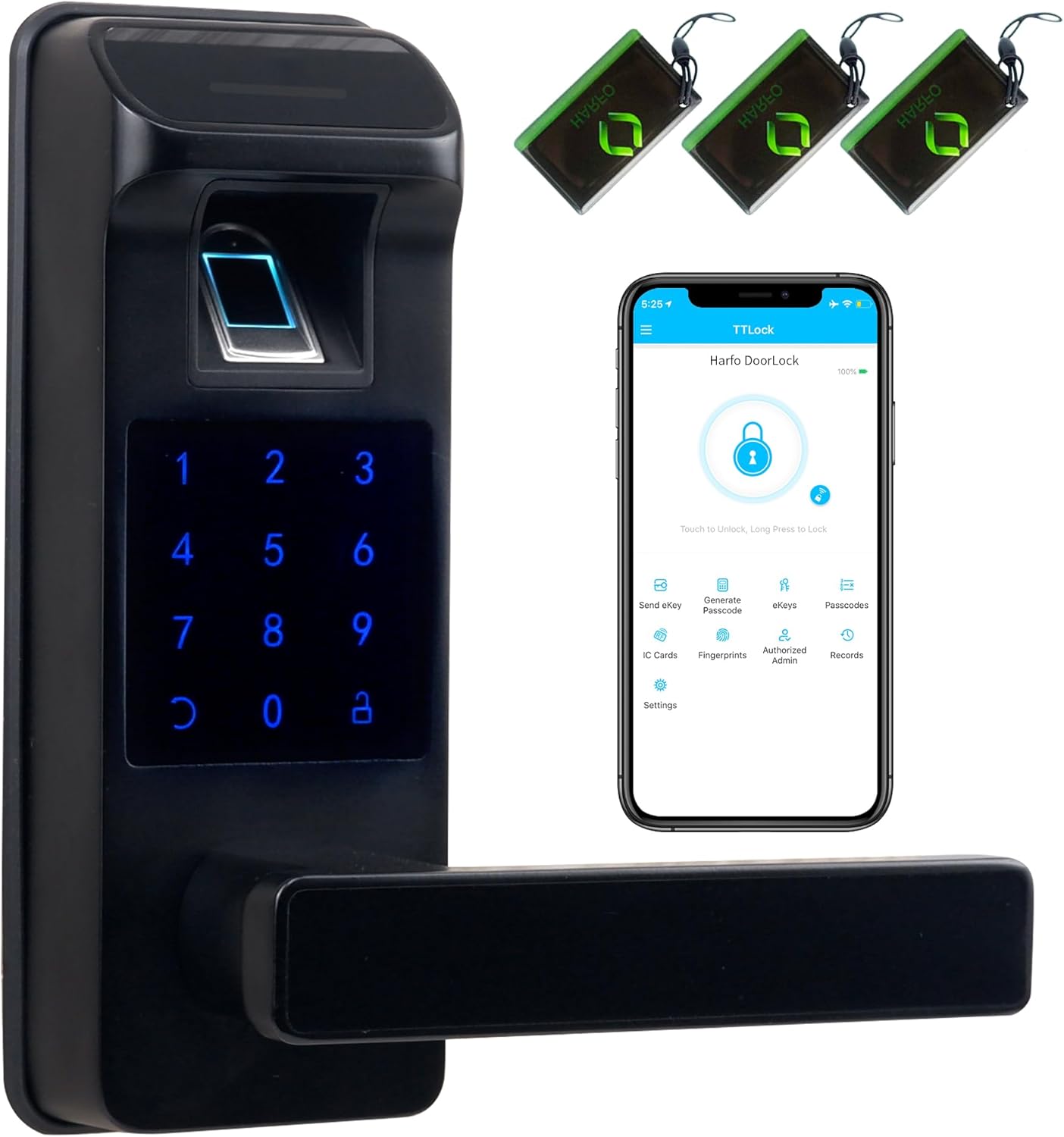 HARFO Keyless Entry Fingerprint Door Lock
