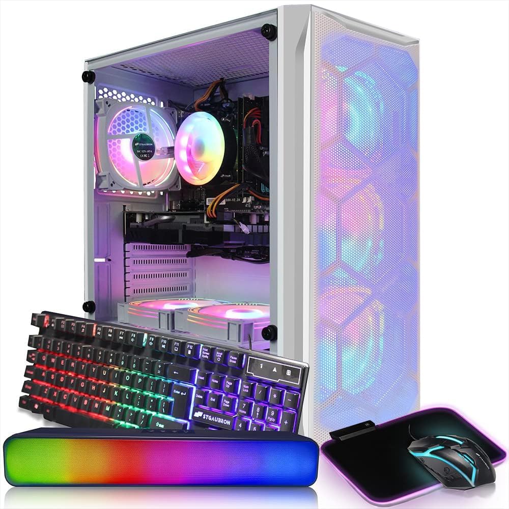 High-Performance Gaming PC: GTX 1660 Ti, Intel Core i7, 16GB RAM, 512GB SSD, RGB Fans & Accessories