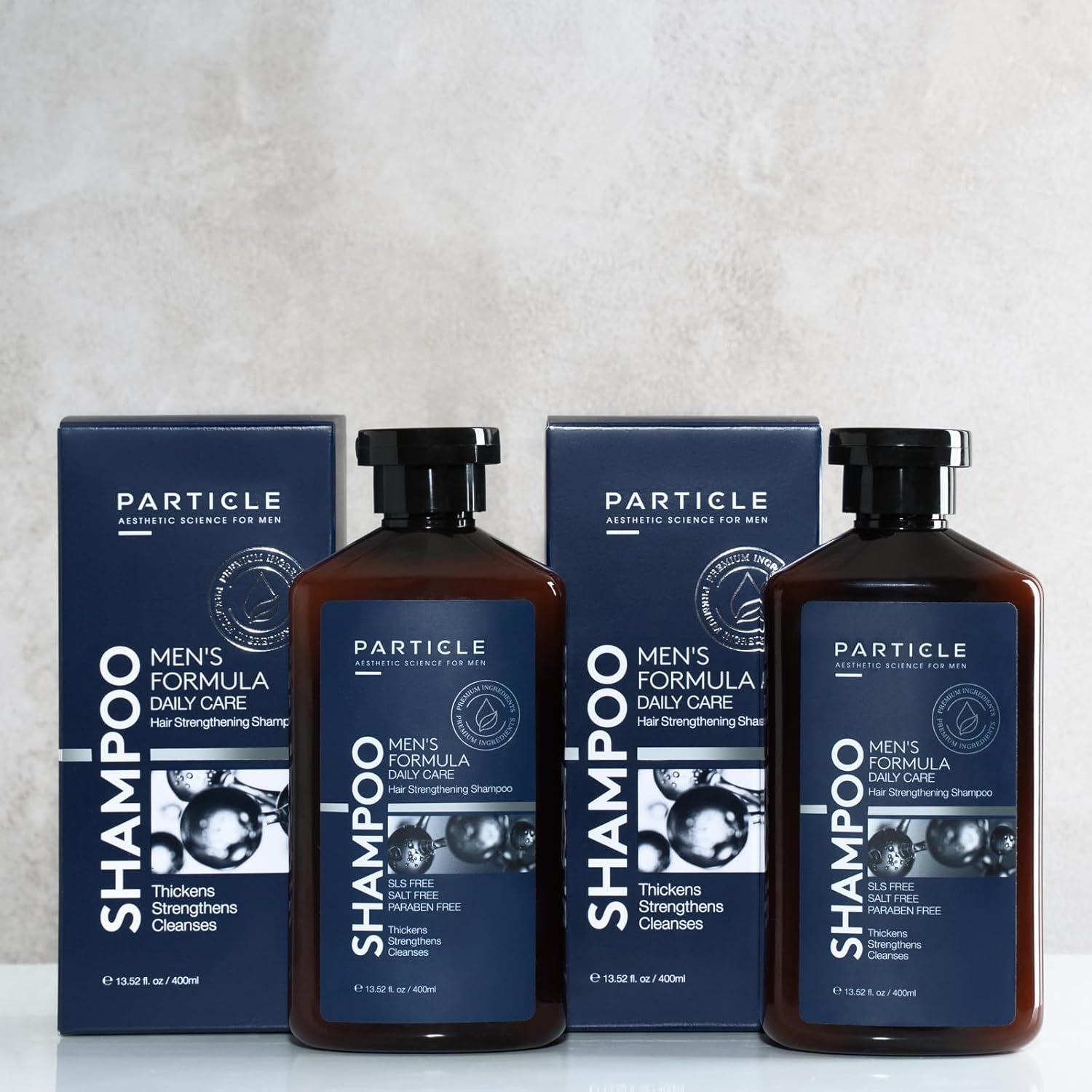 Particle Hair Thickening Shampoo for Men with Biotin & Ginseng