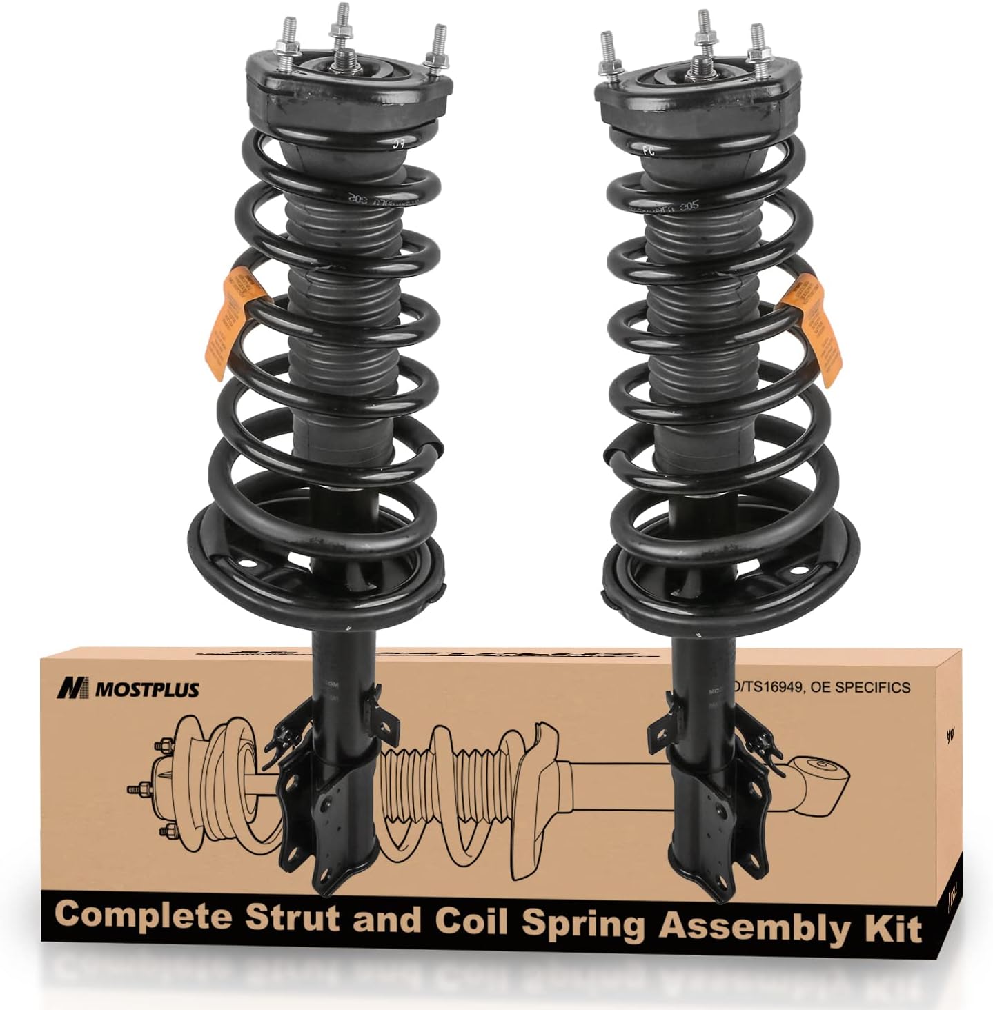 Rear Complete Strut Assembly for 2002-2003 Lexus ES300 and Camry