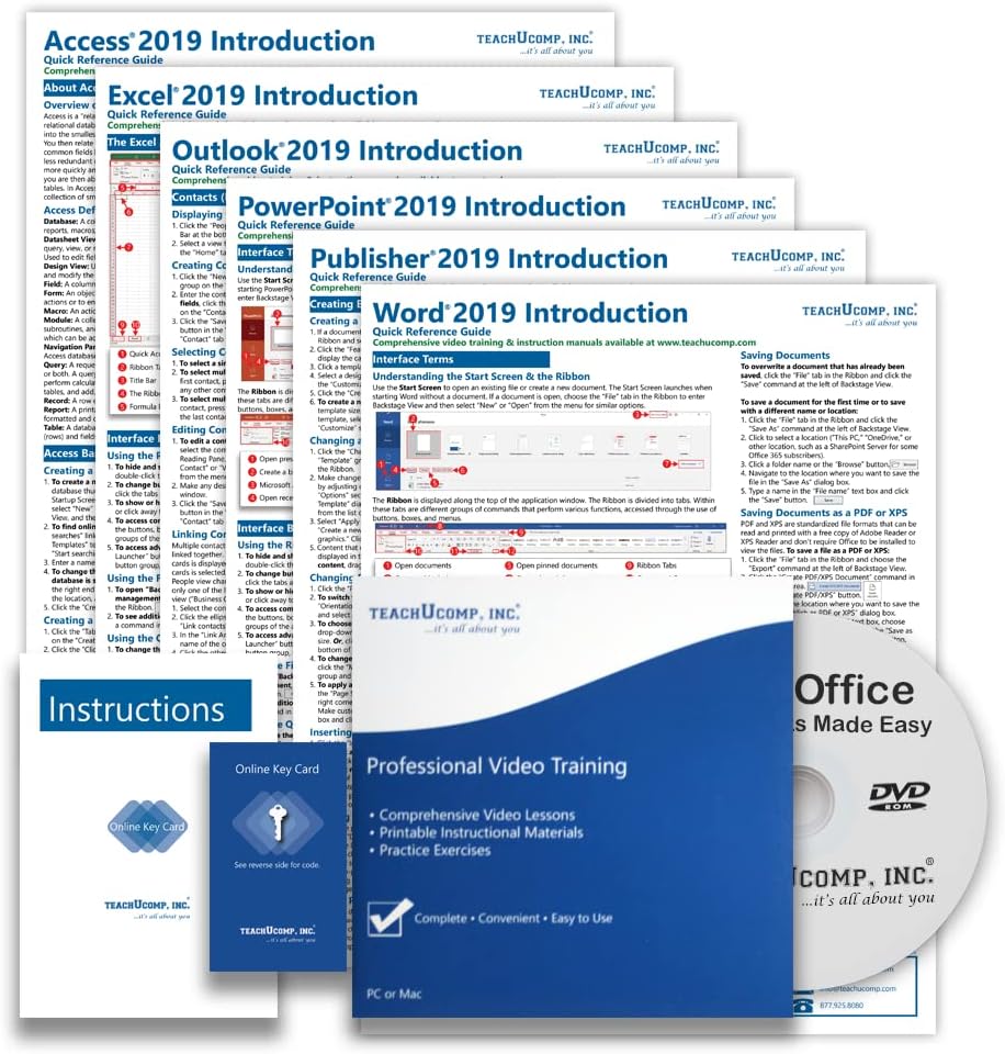 Master Microsoft Office 2019 & 365 with TeachUcomp