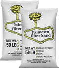 Palmetto 2 Pack Pool Filter Sand 50 Pound - Clear Water Solution