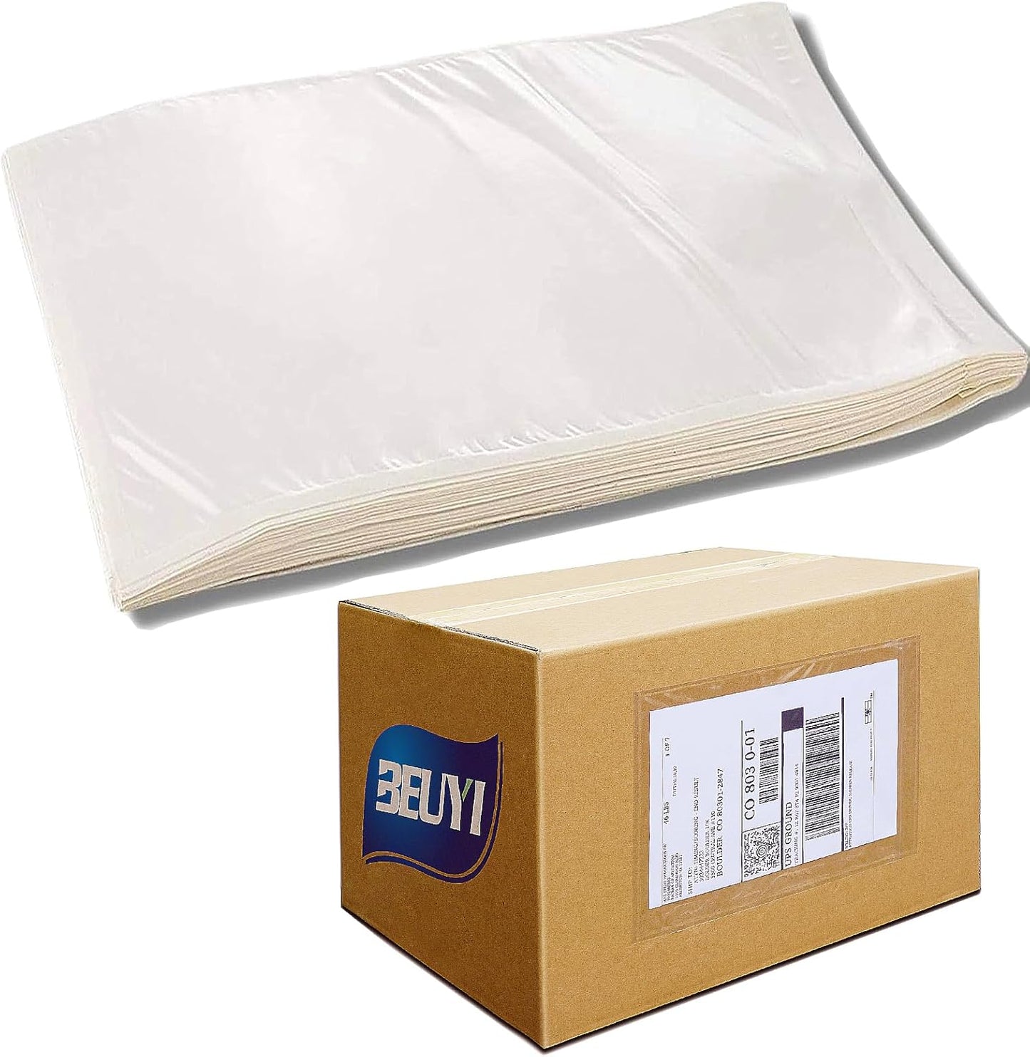 Premium Clear Adhesive Shipping Label Sleeves for Documents