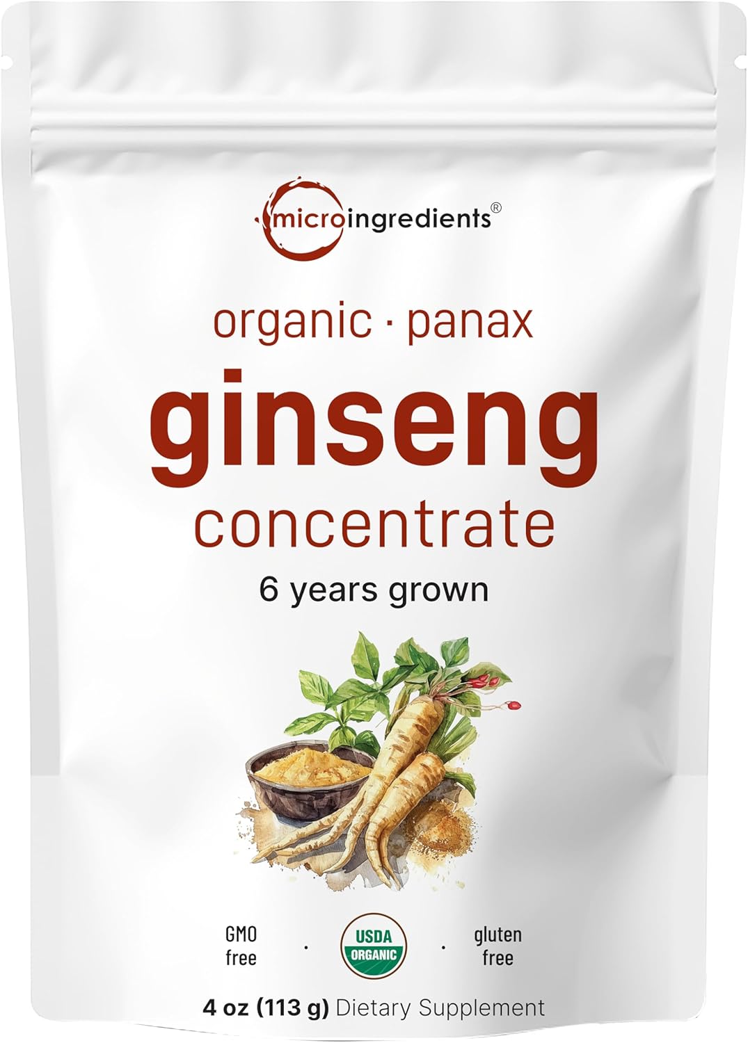 Potent Red Panax Ginseng Powder