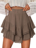 Flowy Shorts Ruffle Skort for Women High Waisted Tennis (Style WYMR)