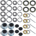 4Sets Trailer Hub Bearings Kit for 1-3/8ft to 1-1/16ft Tapered Axles