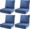 6 Thick Outdoor Cushions for Deep Seat Patio Furniture Upgrade
