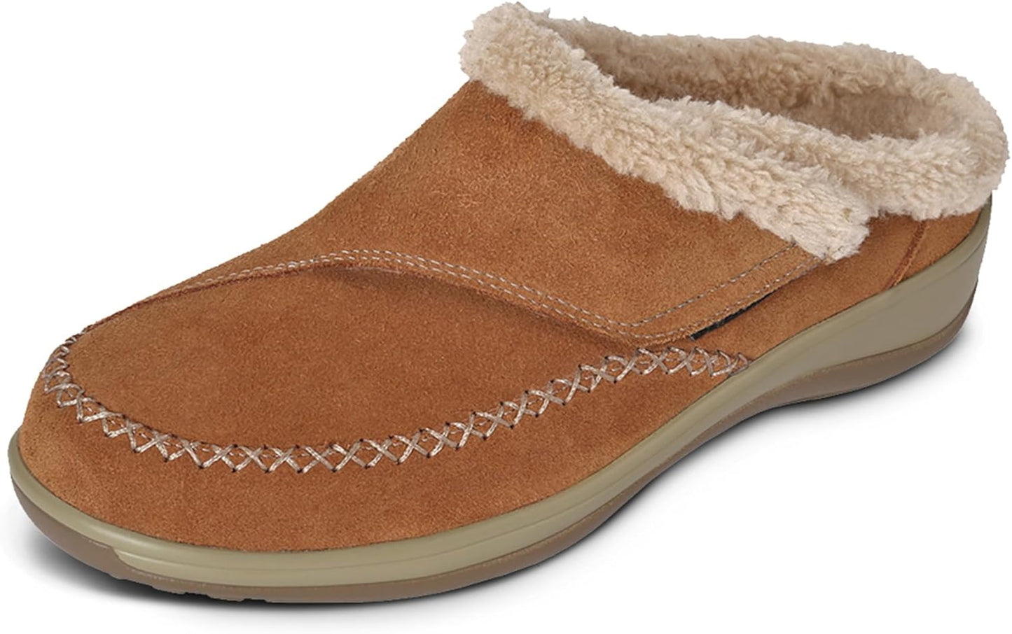 Orthopedic Faux Fur Lined Charlotte Slippers for Women