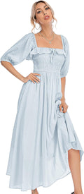 Breezy Half Sleeve Ruffled Dress for Women by R.Vivimos
