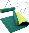 Eco Friendly TPE Yoga Mat Thick Non Slip Exercise Mat - Cushioned