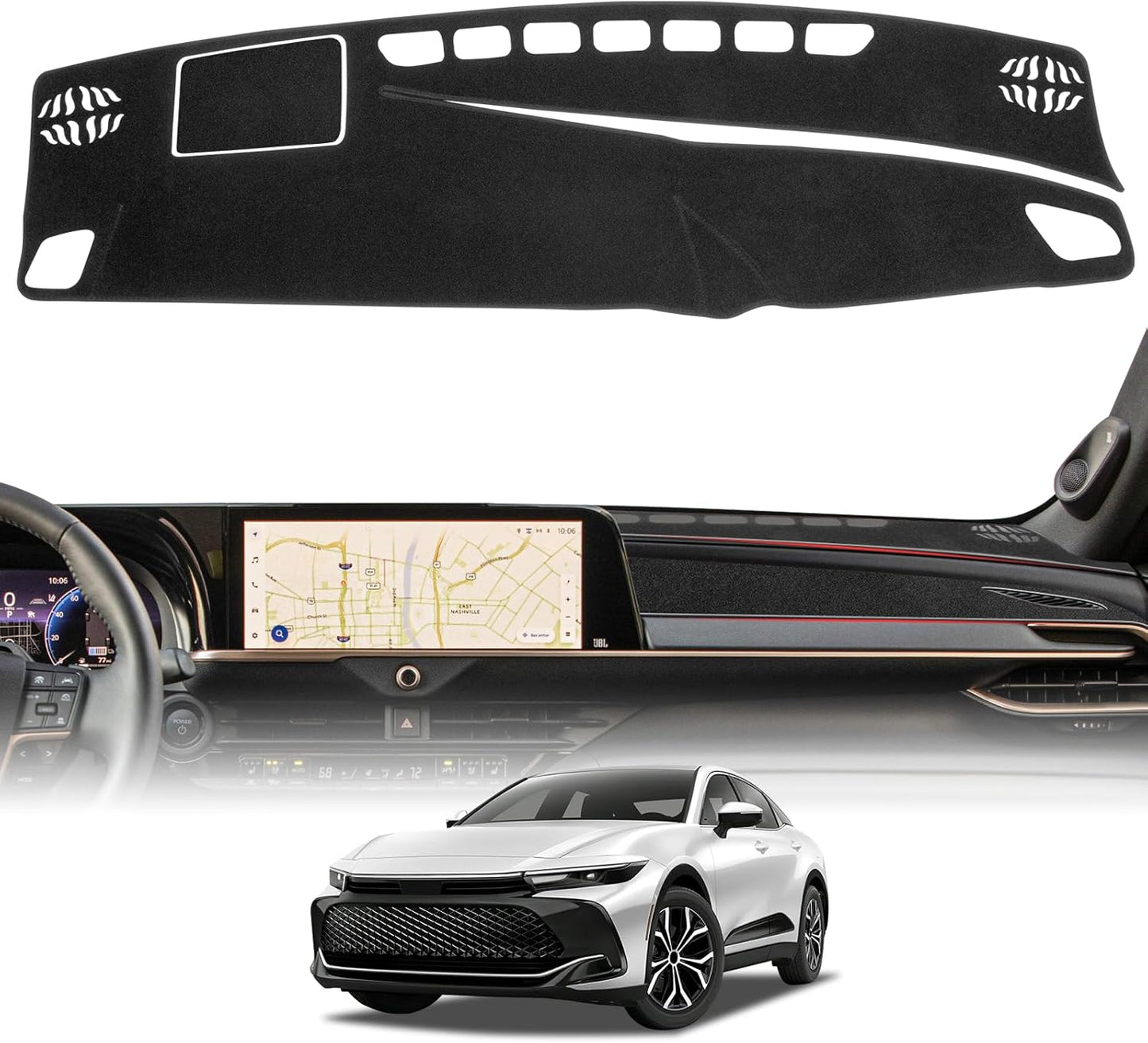 Custom Fit Dash Cover Mat for Toyota Crown 2023 2024 2025