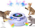ORSDA Cat Toy 3-in-1 Interactive Electronic Moving Ambush Feather