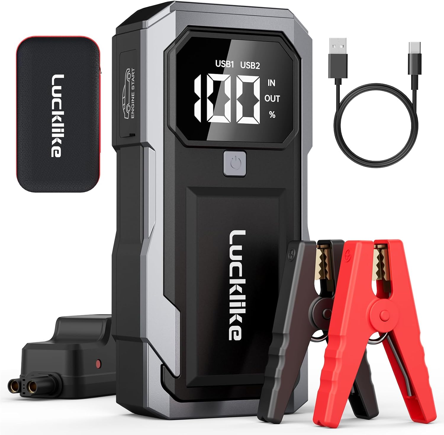 Powerful Lucklike Jump Starter: 8.0L Gas/7.0L Diesel