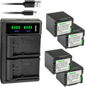 Kastar 4-Pack CGA-DU21 Battery and LTD2 USB Charger - Reliable Power