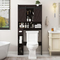 Over The Toilet Storage Cabinet with Sliding Doors - Space-Saving