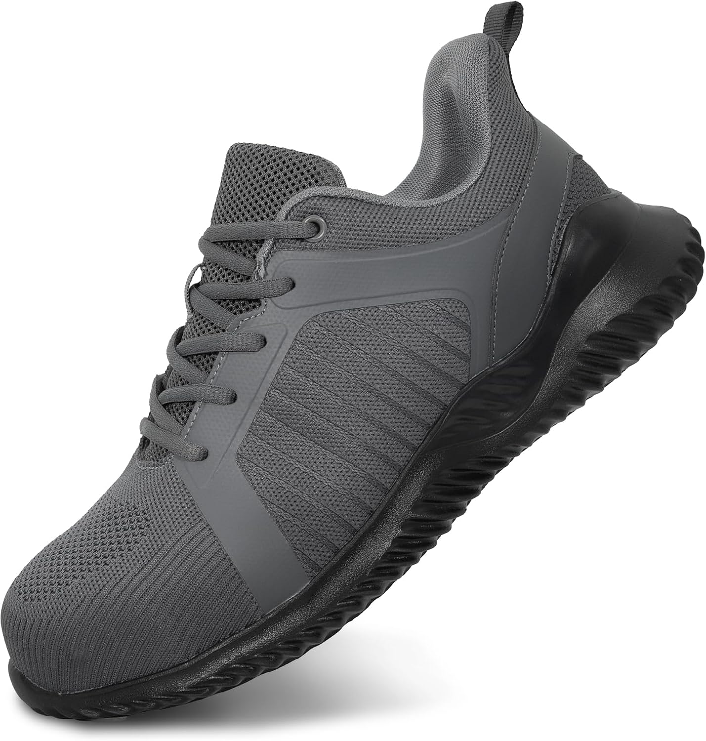 LUPWEE Steel Toe Shoes for Men Women - Comfortable Safety Sneakers