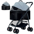 Pet Stroller 3-in-1 Multifunction Dog Cat Jogger Stroller