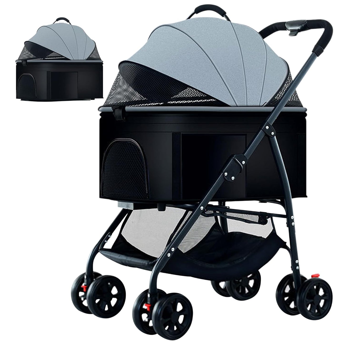 3-in-1 Multifunction Pet Stroller for Dogs and Cats Travel