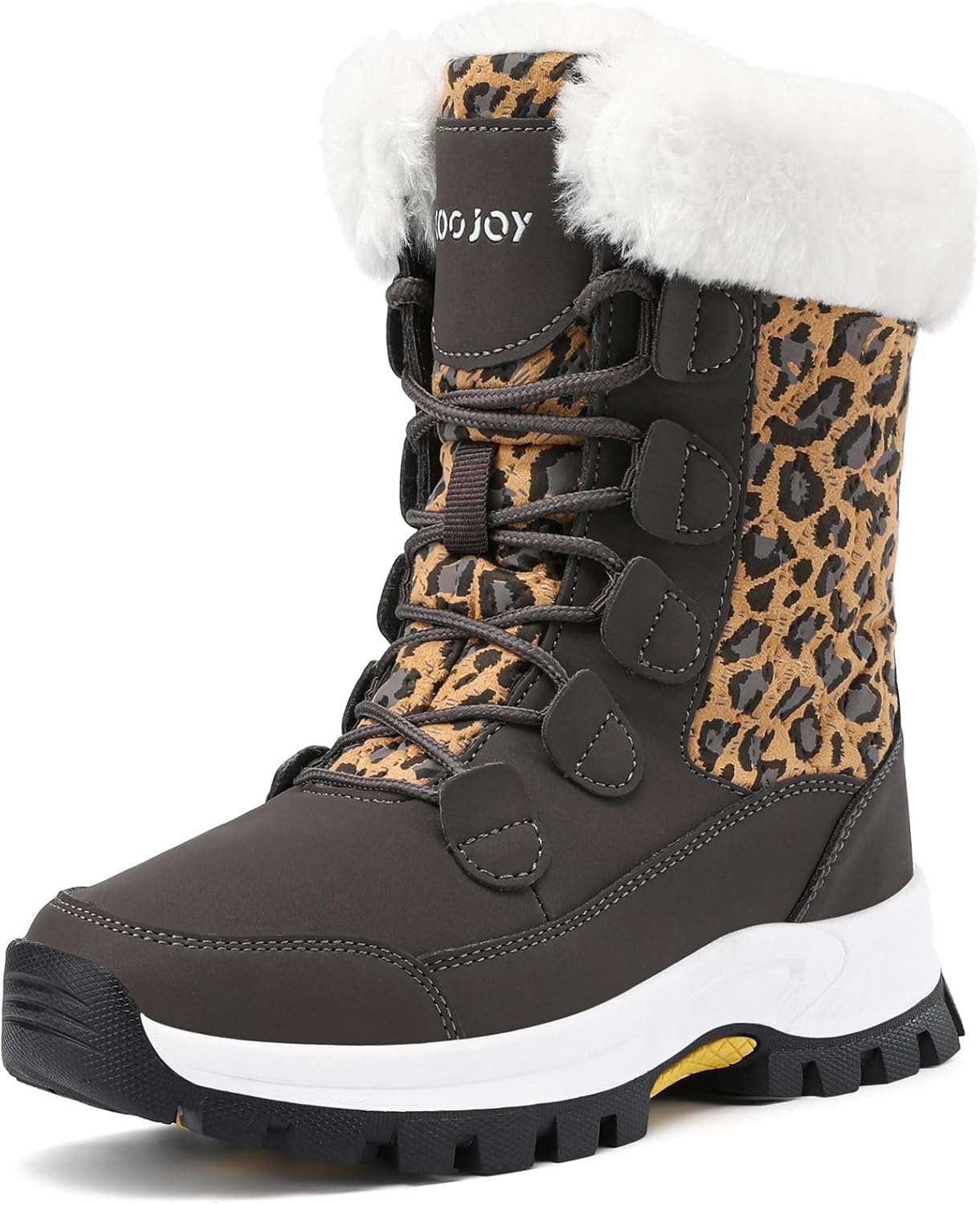 COOJOY Womens Winter Snow Boots Waterproof Comfortable Hiking Booties