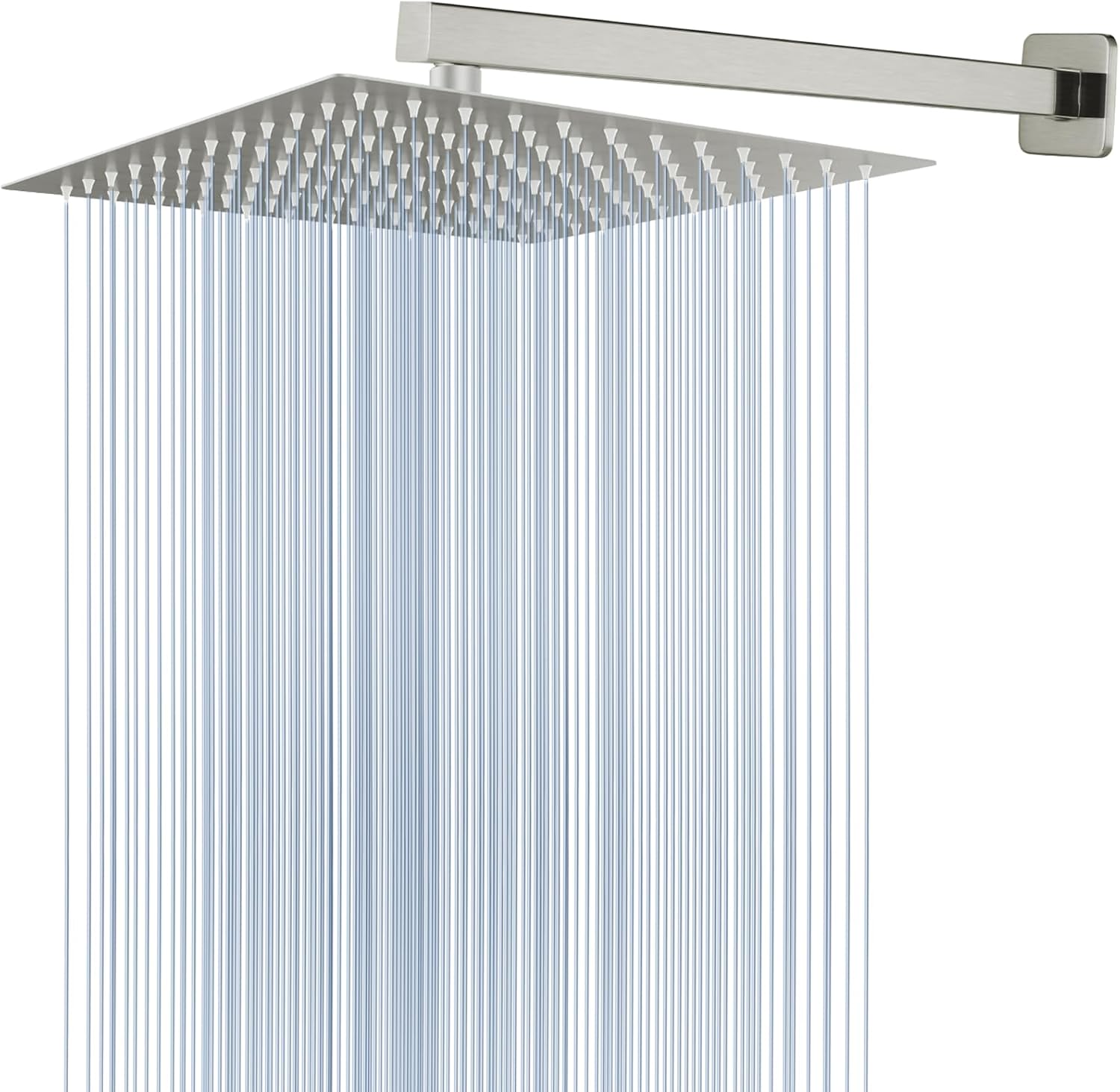 Voolan All Metal Shower Head with Extension Arm for High Pressure