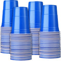 200 Pack Plastic Cups Bulk 16 oz Disposable Cups - Party Ready