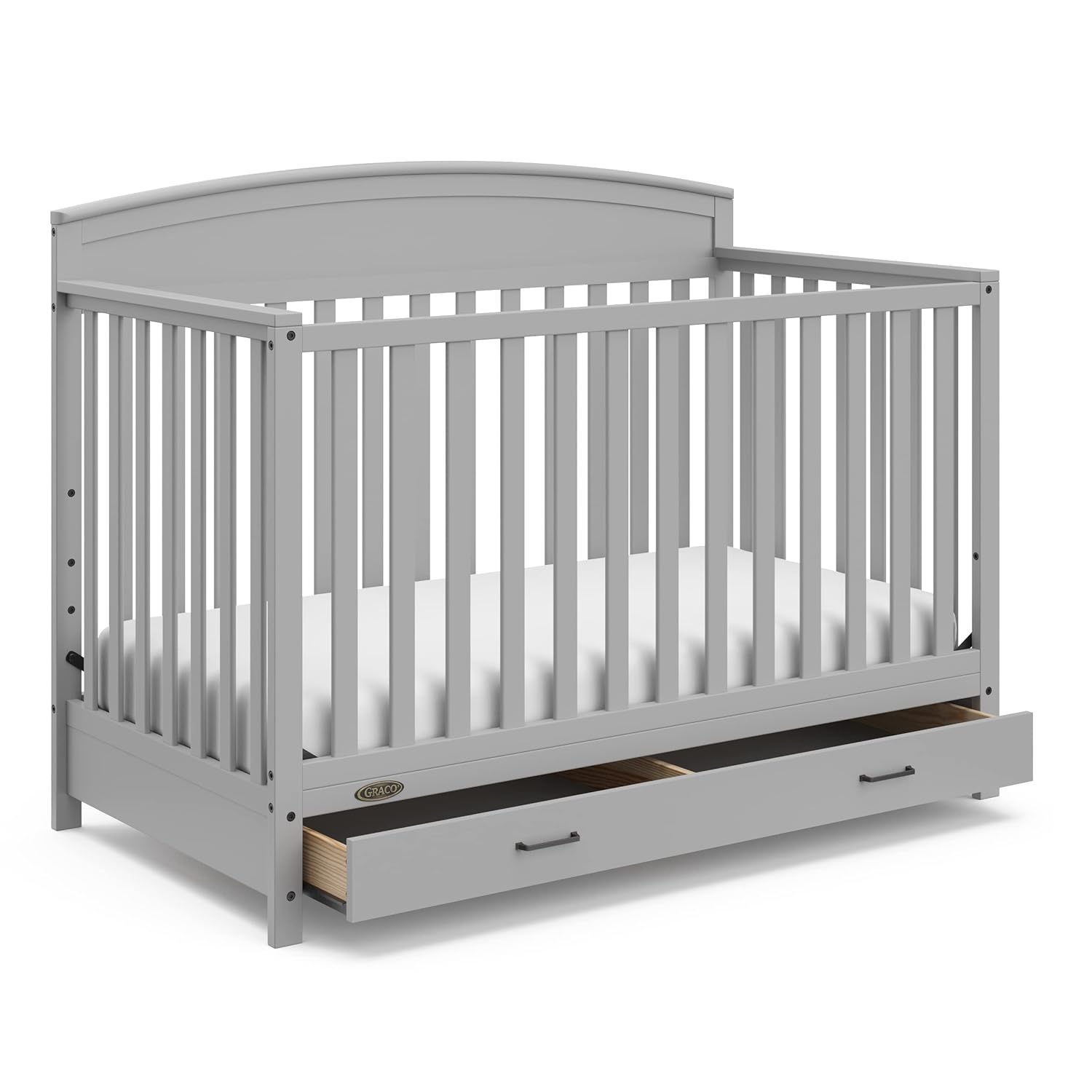 Graco Benton 5-in-1 Convertible Crib with Drawer for Nursery