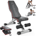 Yoleo Adjustable Weight Bench for Full Body Workout - Foldable Utility