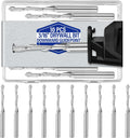 Drywall Router Bits 25 Pc 3/16 in Spiral Downward Cutters - Precise