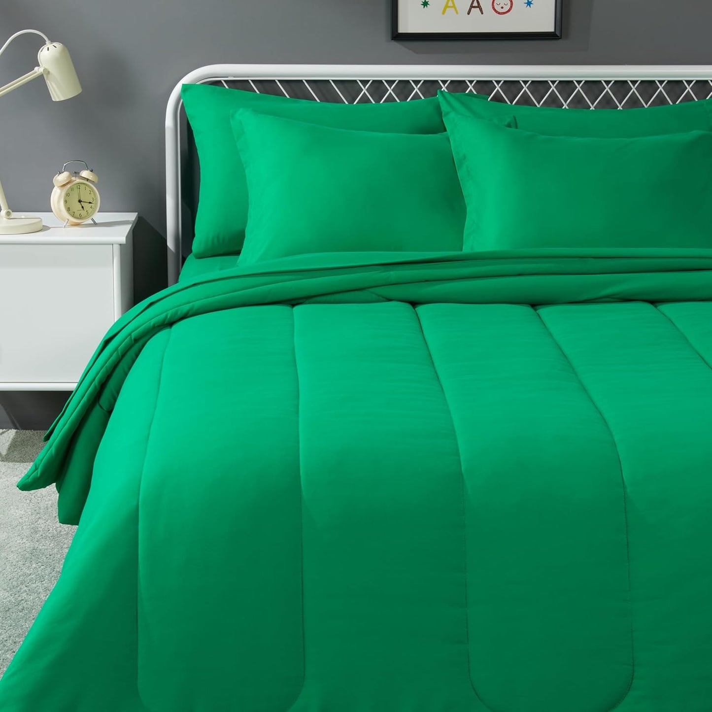 Soft All-Season Microfiber Kid's Bed-in-a-Bag Bedding Set